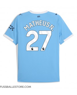 Günstige Manchester City Matheus Nunes #27 Heimtrikot 2025-26 Kurzarm